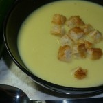Суп-пюре из кабачков и сыра